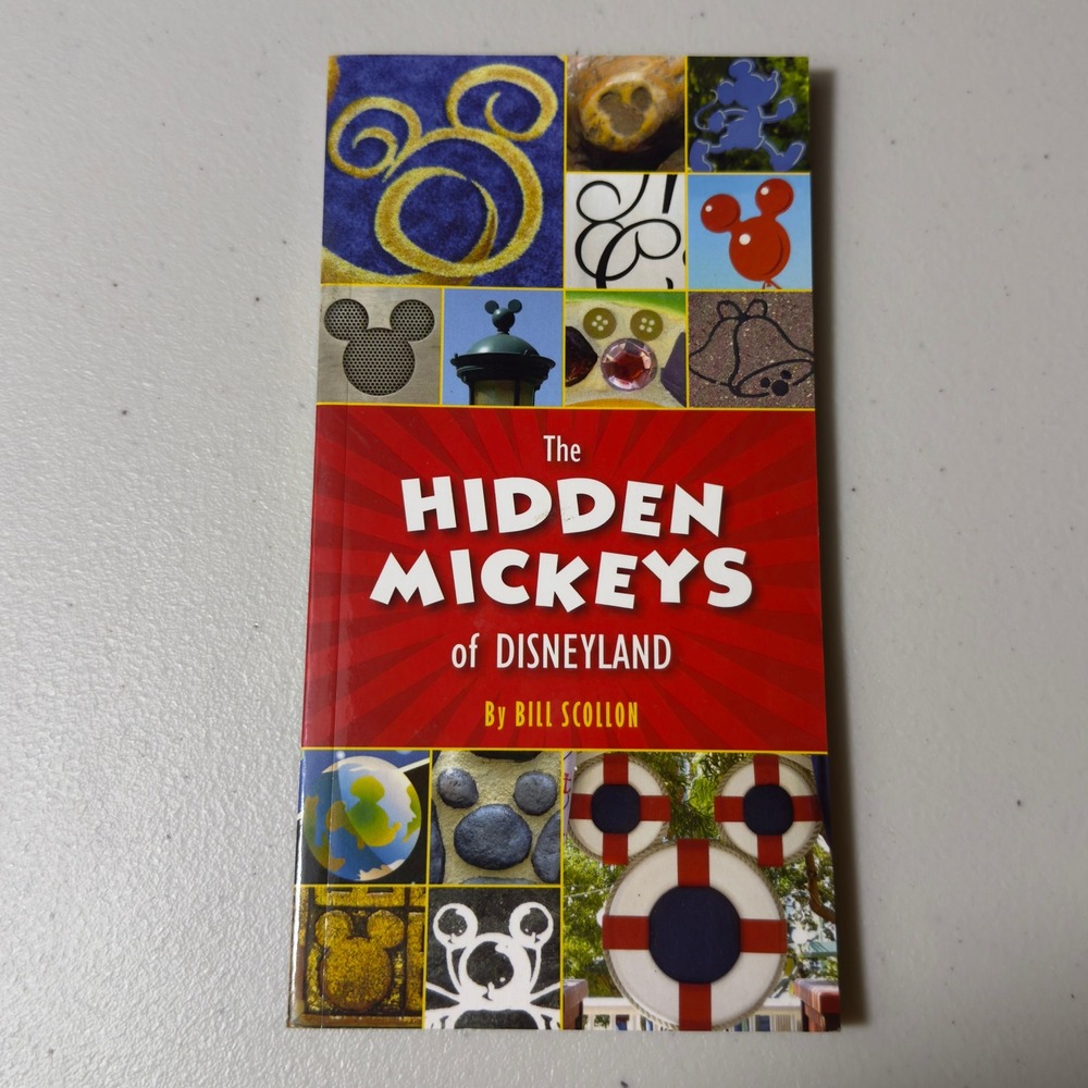 Book Disney The Hidden Mickeys of Disneyland Scavenger Hunt Guide Bill Scollon